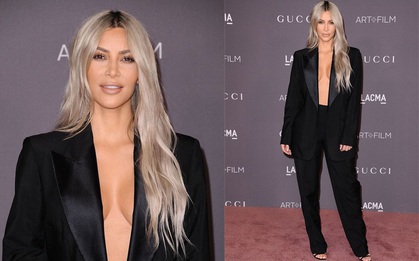 Lần đầu tiên trong lịch sử, Kim Kardashian "thả rông", hở bạo mà vẫn đẹp xuất sắc