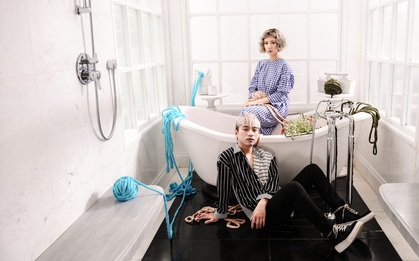 Mr A và Min siêu nhắng sau hậu trường MV “Có em chờ”