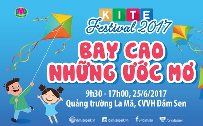 Lễ hội diều “Bay cao những ước mơ” tại Đầm Sen
