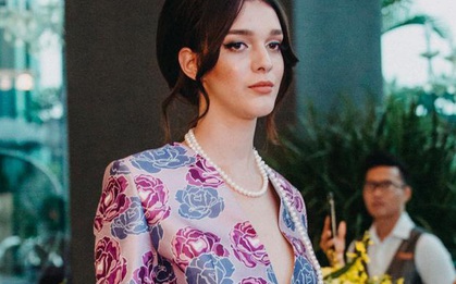 Bất ngờ với sắc tím khói trong BST mới nhất của NTK Adrian Anh Tuấn