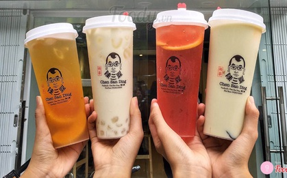 Đội mưa xếp hàng dài để được thưởng thức loại trà sữa mới toanh tại Hà Nội