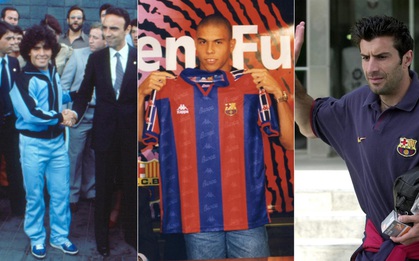 Những cuộc chia ly ngập trong tiền tại Nou Camp