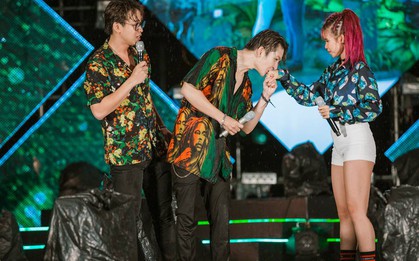 Nụ hôn “ướt át” của Kelvin Khánh, Khởi My tại “Cuộc hẹn để đời”