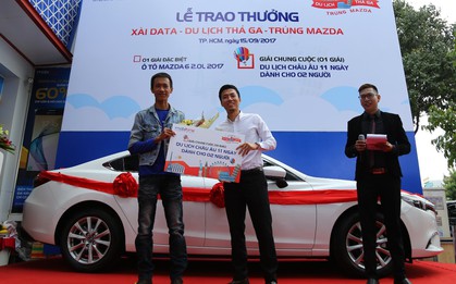 MobiFone trao giải thưởng tiền tỷ cho khách hàng may mắn