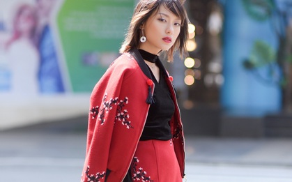 “Nàng thơ” của Sơn Tùng xuất hiện với street style cực ấn tượng tại VIFW 2017