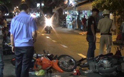 TP.HCM: Cô gái chạy xe tay ga đâm vào đôi vợ chồng, cả 3 nguy kịch