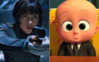 "Ghost in the Shell" lép vế trước ông trùm con nít trong "The Boss Baby" trên bảng xếp hạng doanh thu