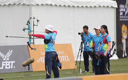 Bắn cung Việt Nam lại hụt vàng SEA Games trong cay đắng