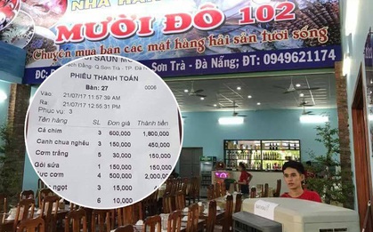 Kết luận vụ nhà hàng ở Đà Nẵng bị tố chặt chém: Món thịt ram mặn và trứng chiên bán cao hơn giá niêm yết