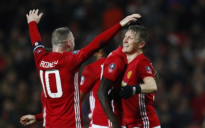 Man Utd thắng tưng bừng "4 sao" chỉ bằng đội hình dự bị