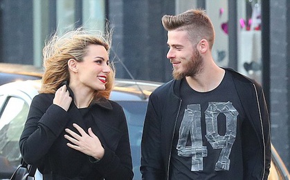 De Gea xuống phố đón Valentine cùng bạn gái đẹp như thiên thần