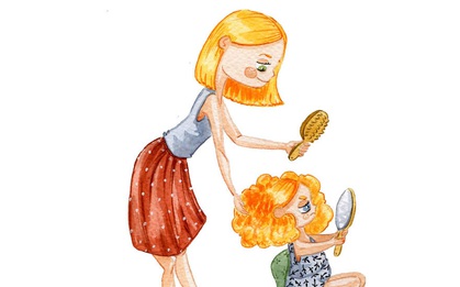 Bộ tranh: Vì con gái nhỏ, mẹ sẽ làm tất cả