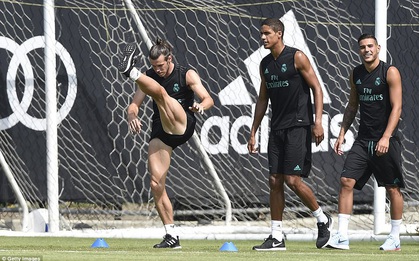 Gareth Bale khoe cơ bắp siêu khủng trong buổi tập trên đất Mỹ