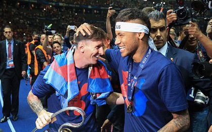 Messi làm video đầy xúc động chia tay Neymar