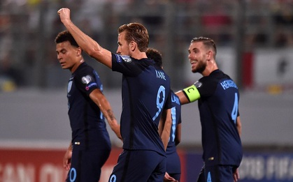 Harry Kane bùng nổ, sư tử Anh hủy diệt Malta