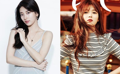 Suzy xinh đẹp nhưng style nhạt hơn hẳn các sao nữ khác trên tạp chí tháng 1