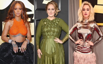 Béo thì sao, Adele vẫn dẫn đầu Top mặc đẹp nhất trên thảm đỏ Grammy 2017 đấy thôi!