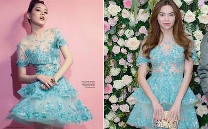 Chi Pu "đụng độ" Hà Hồ: Chênh nhau gần chục tuổi lại diện cùng đầm hiệu trăm triệu, ai đẹp hơn?