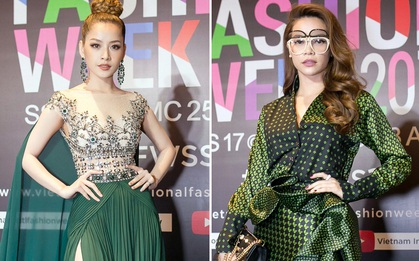 Thảm đỏ VIFW ngày 3: Hà Hồ "xì tin" với kính 2 tròng, Chi Pu lộng lẫy tựa nữ thần