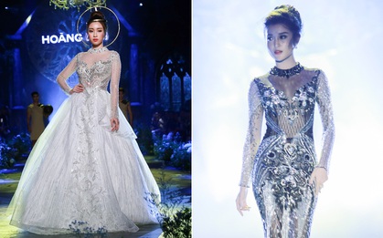 Huyền My và Mỹ Linh thu hút với dung nhan và thần thái như người mẫu trên sàn catwalk