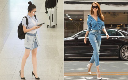 Ngọc Trinh, Hà Hồ, Lý Nhã Kỳ chứng minh: Cứ hè về là màu xanh denim lại thành mốt!