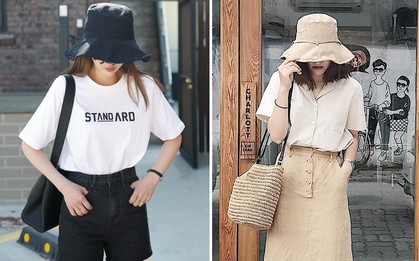 Mũ tai bèo hết hot, các cô nàng chuyển sang mũ tai bèo vành rộng xinh và trendy hơn bội phần
