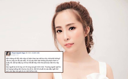 Quỳnh Nga bức xúc khi bị kẻ xấu bêu rếu sống giả tạo, quỵt tiền
