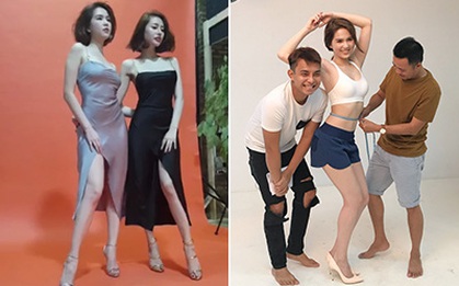 Hậu trường còn hot hơn cả trên hình, chỉ có thể là Ngọc Trinh