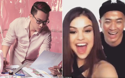 Hóa ra chuyên gia trang điểm gốc Việt của Selena Gomez đã "dẫn mối" NTK Công Trí đến Katy Perry