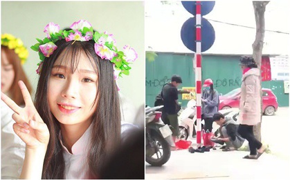 Nữ sinh tặng áo ấm cho cậu bé đánh giày giữa trời đông: "Chỉ cần bớt 1 cốc trà sữa là bạn đã có thể giúp đỡ người khó khăn"