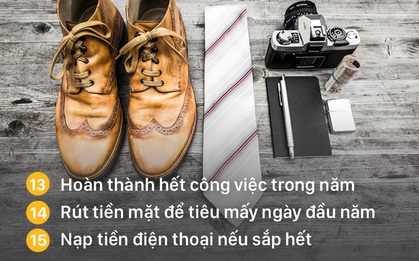 21 điều phải làm hết trong ngày cuối cùng của năm, nếu không là bị "dông" đấy!