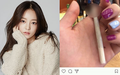 Goo Hara tự đăng ảnh khoe vật chứng lên Instagram, gián tiếp thừa nhận hút cần sa?