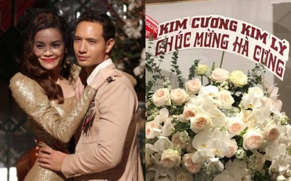 Lẵng hoa "Kim Cương, Kim Lý" và gọi Hà Hồ là "cưng" đang hot nhất hôm nay!