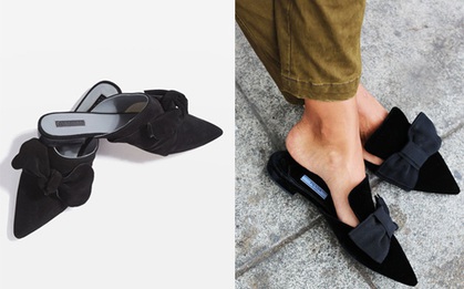 Hết copy Puma, Topshop lại "học tập" Prada rồi bán mẫu dép nơ có giá rẻ bằng... 1/14