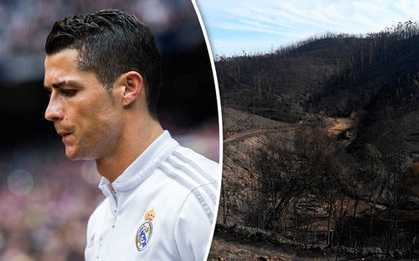Ronaldo trả viện phí cho 370 nạn nhân thảm họa cháy rừng ở Bồ Đào Nha