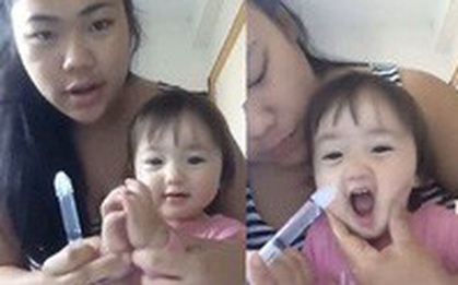 Clip mẹ rửa mũi cho con: cứ tưởng tranh cãi gay gắt, ai ngờ lại "gây sốt" vì lý do này