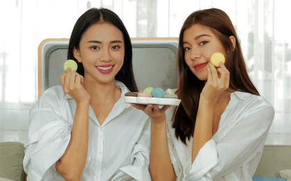 Minh Tú huấn luyện cả bí kíp hôn cho Đồng Ánh Quỳnh và Thiên Nga