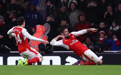 Siêu phẩm "bọ cạp" của Giroud đẹp nhất vòng 19 giải Ngoại hạng Anh