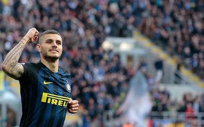 Icardi lập hattrick trong vòng 9 phút đưa Inter vào top 4
