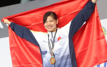 Ánh Viên giành thêm 2 HC vàng, phá kỷ lục SEA Games