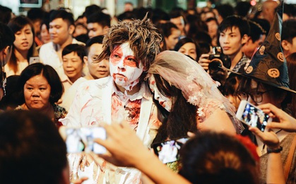 Giới trẻ Sài Gòn hưởng ứng Halloween: Phố đi bộ Bùi Viện là "sàn" hóa thân đặc sắc nhất năm nay!