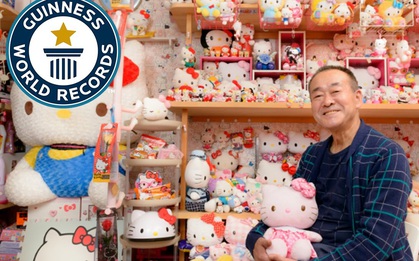 Bộ sưu tập Hello Kitty khổng lồ của người đàn ông Nhật Bản khiến hội con gái chết mê
