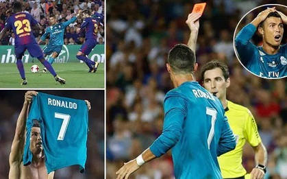 Ronaldo đá đểu Messi, ăn vạ và bị đuổi khỏi sân