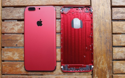 Cận cảnh dịch vụ độ vỏ màu ĐỎ RỰC cho iPhone tại Việt Nam, giá khoảng 1 triệu đồng