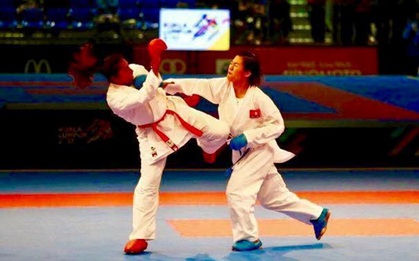 Võ sĩ karatedo Việt Nam giành HCV thế giới lịch sử, dù vừa thua ở SEA Games