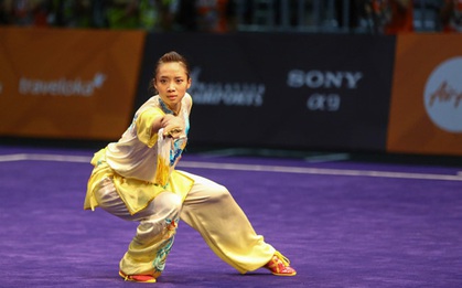 Dương Thúy Vi đoạt HC vàng wushu thế giới
