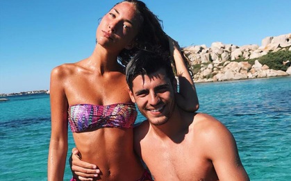 Morata gửi tình yêu đến vợ mới cưới qua cách ăn mừng bàn thắng