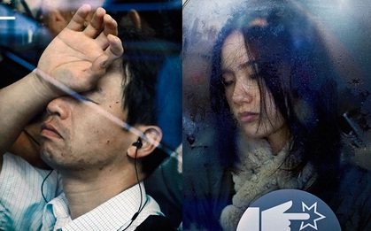 Nỗi chán chường và mệt nhoài với cuộc sống chất đầy chuyến tàu điện Nhật Bản