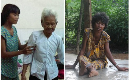 Mẹ già ngã bệnh nhập viện điều trị, 4 người con tâm thần lại bơ vơ đợi mẹ về cho ăn cơm