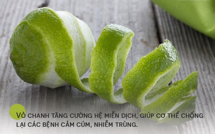 Mỗi ngày một miếng vỏ chanh để không bao giờ phải gặp bác sĩ